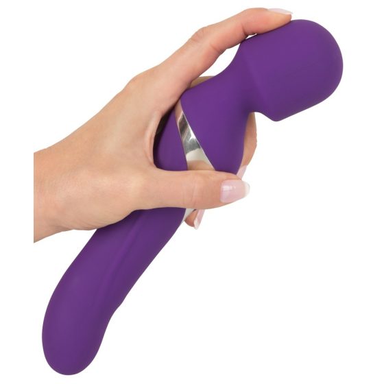 Javida Wand & Pearl - 2-in-1 Massage Vibrator (Purple)