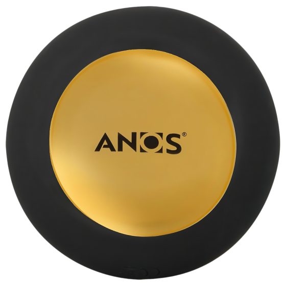 ANOS - Rotating Beaded Anal Vibrator (Black)