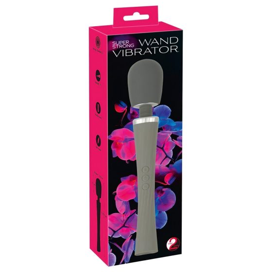 You2Toys - Super Strong Wand - Massaging Vibrator (Gray)