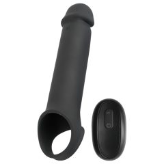   Rebel - Rechargeable, Wireless Vibrating Penis Sleeve (Black)