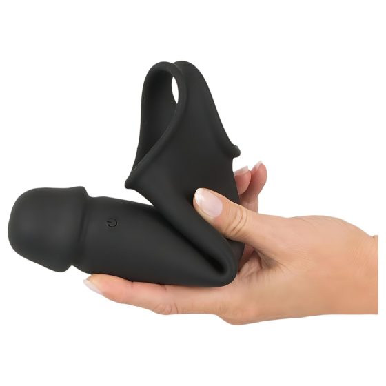 Rebel - Rechargeable, Wireless Vibrating Penis Sleeve (Black)