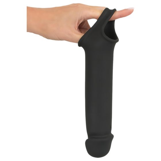 Rebel - Rechargeable, Wireless Vibrating Penis Sleeve (Black)