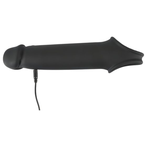 Rebel - Rechargeable, Wireless Vibrating Penis Sleeve (Black)