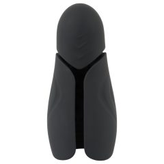 Rebel - Rechargeable Waterproof Glans Vibrator (Black)