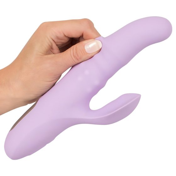 SMILE Thrusting - Rechargeable Clitoral, Rotating Thrusting Vibrator (Purple)