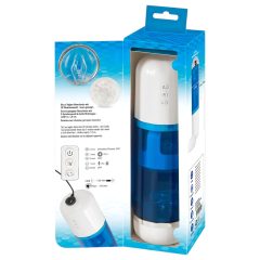   You2Toyes - Rechargeable Rotating Thrusting Masturbator (Blue-White)