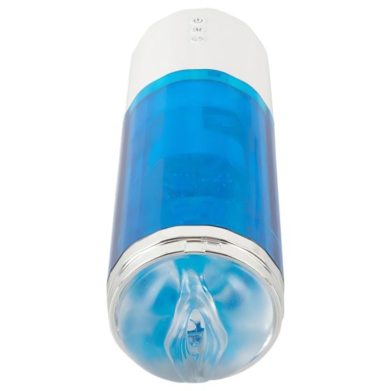 You2Toyes - Rechargeable Rotating Thrusting Masturbator (Blue-White)