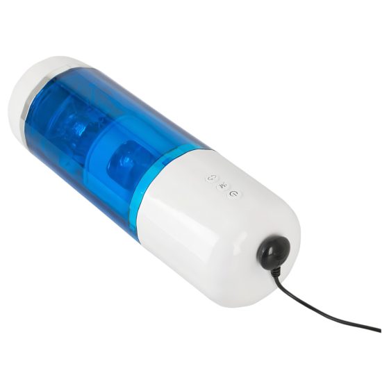 You2Toyes - Rechargeable Rotating Thrusting Masturbator (Blue-White)