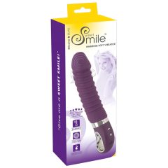 SMILE Soft - rechargeable, warming vibrator (purple)