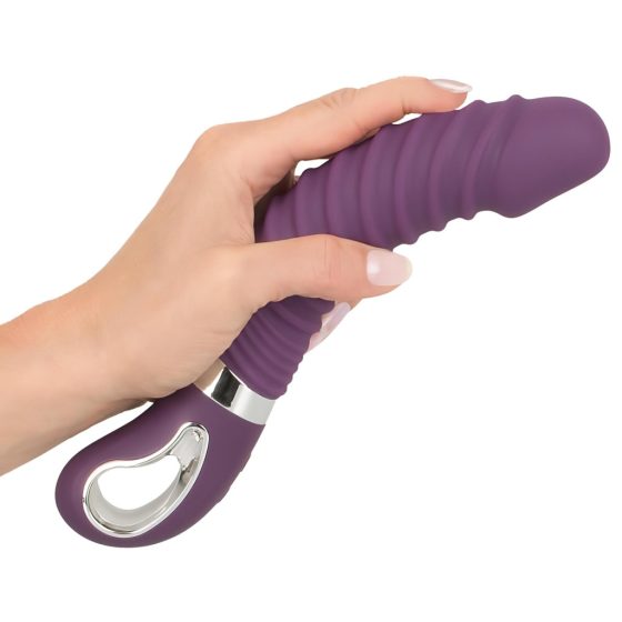 SMILE Soft - rechargeable, warming vibrator (purple)