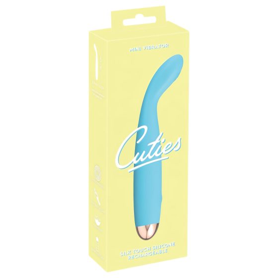 Cuties Mini - rechargeable, waterproof G-spot vibrator (turquoise)