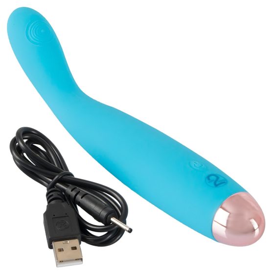 Cuties Mini - Rechargeable, Waterproof G-Spot Vibrator (Turquoise)