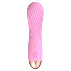   Cuties Mini - Rechargeable, Waterproof, Spiral Vibrator (Pink)