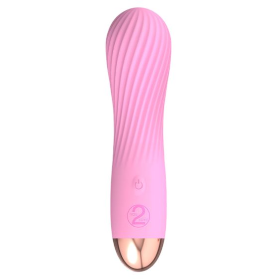 Cuties Mini - Rechargeable, Waterproof, Spiral Vibrator (Pink)