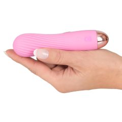   Cuties Mini - Rechargeable, Waterproof, Spiral Vibrator (Pink)