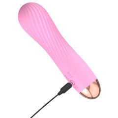   Cuties Mini - Rechargeable, Waterproof, Spiral Vibrator (Pink)