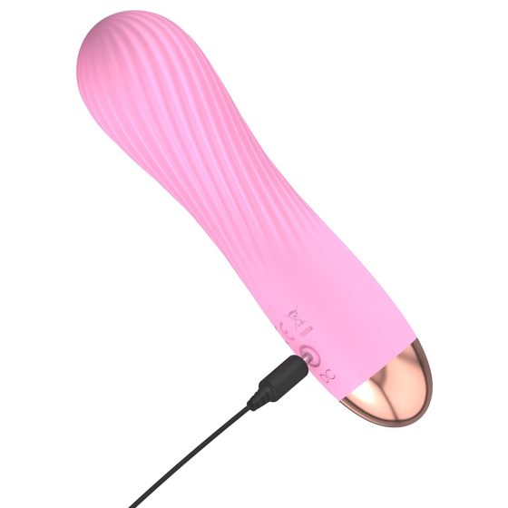 Cuties Mini - Rechargeable Waterproof Spiral Vibrator (Pink)