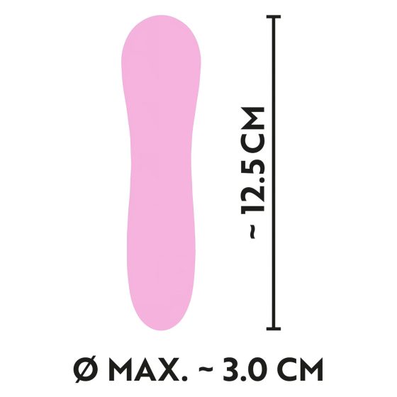 Cuties Mini - Rechargeable, Waterproof, Spiral Vibrator (Pink)