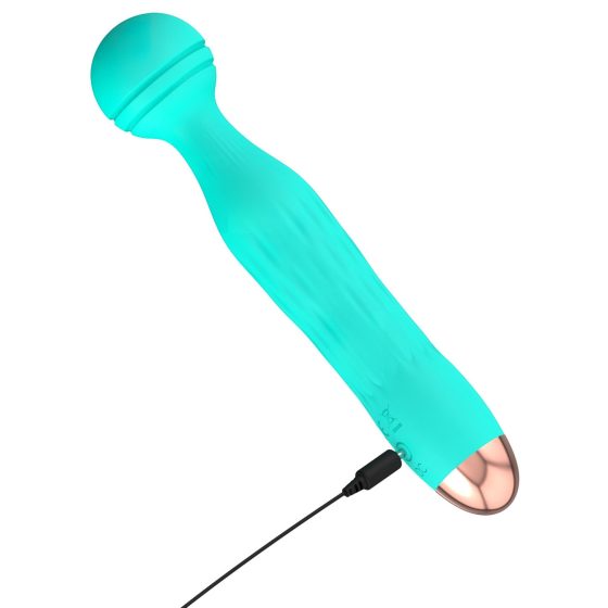 Cuties Mini Wand - rechargeable, waterproof massage vibrator (green)