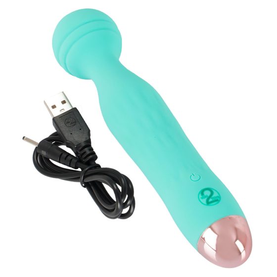 Cuties Mini Wand - rechargeable, waterproof massage vibrator (green)