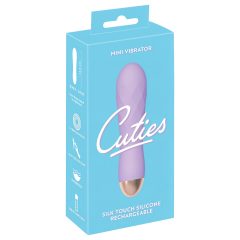   Cuties Mini - Rechargeable, Waterproof Grid Vibrator (Purple)