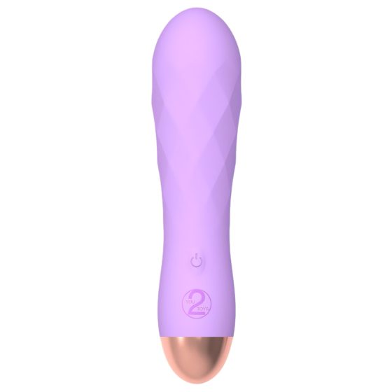 Cuties Mini - Rechargeable, Waterproof Grid Vibrator (Purple)