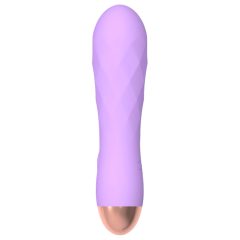   Cuties Mini - rechargeable, waterproof, grid vibrator (purple)