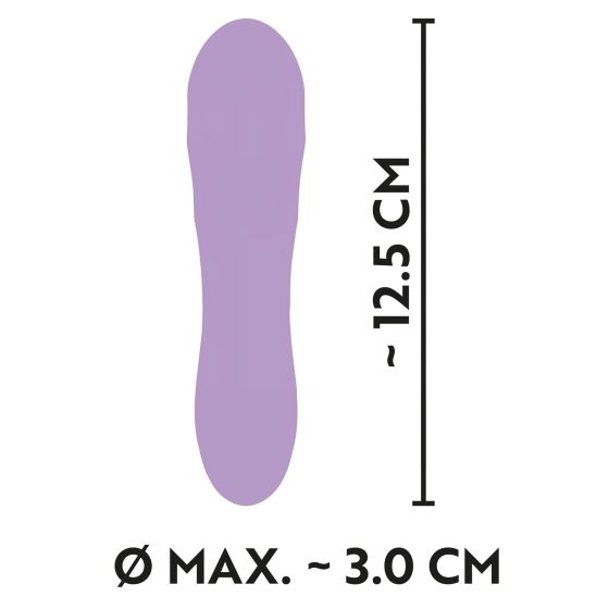 Cuties Mini - Rechargeable, Waterproof Grid Vibrator (Purple)