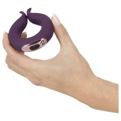   Couples Choice - Rechargeable Dual-Motor Vibrating Ring (Purple)