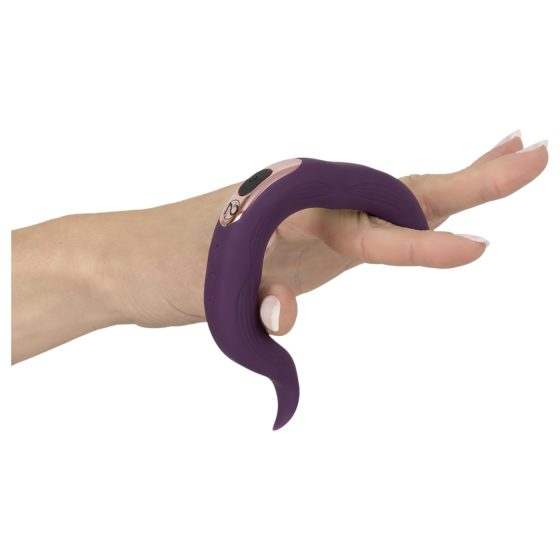 Couples Choice - Rechargeable Dual-Motor Vibrating Ring (Purple)