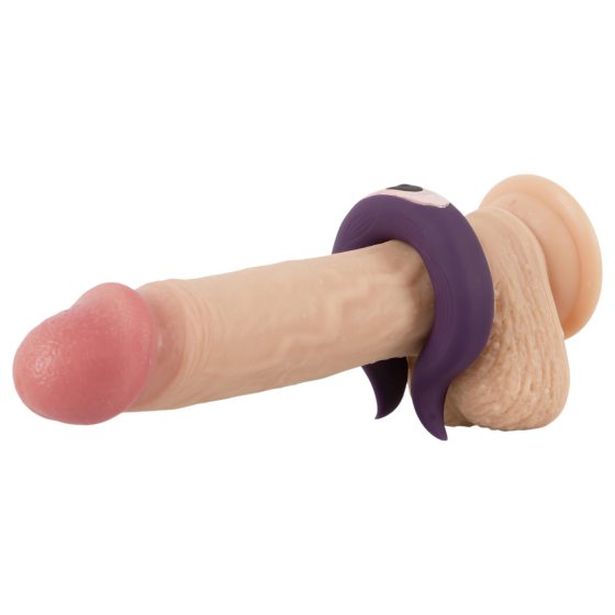 Couples Choice - Rechargeable Dual-Motor Vibrating Ring (Purple)