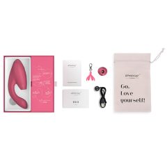   Womanizer Duo - Waterproof G-spot Vibrator and Clitoral Stimulator (Coral)