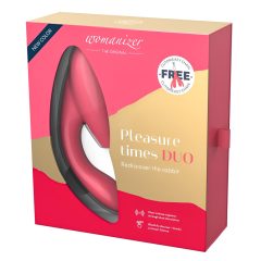   Womanizer Duo - Waterproof G-spot Vibrator and Clitoral Stimulator (Coral)