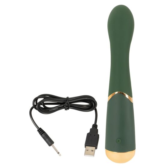 Emerald Love - Rechargeable, Waterproof G-spot Vibrator (Green)