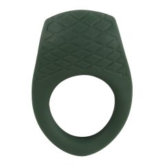   Emerald Love - Rechargeable, Waterproof Vibrating Cock Ring (Green)