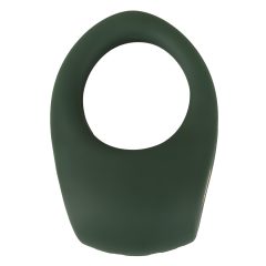   Emerald Love - Rechargeable, Waterproof Vibrating Cock Ring (Green)