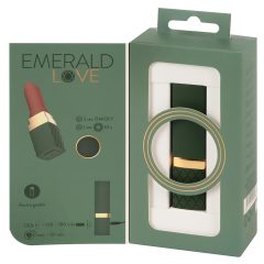   Emerald Love - rechargeable, waterproof lipstick vibrator (red)