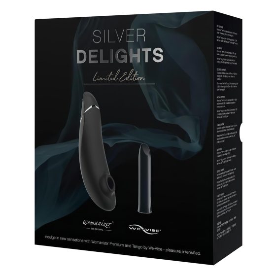 Womanizer Silver Delights - Air Pulse Vibrator Set (Black)