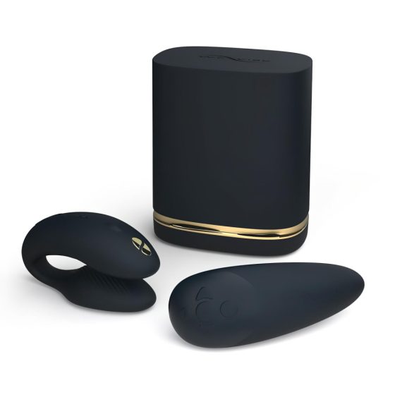 Womanizer Golden Moments 2 - Clitoral Stimulator and Couple's Vibrator (Black)