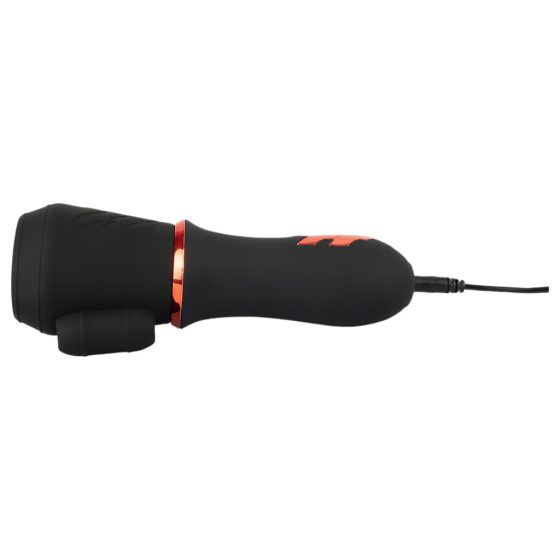 Rebel - Battery Powered, Dual Motor glans Vibrator (Black)