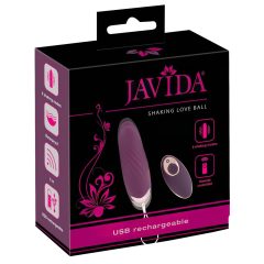   Javida Shaking Love - Wireless Pulsating Vibrating Egg (Purple)