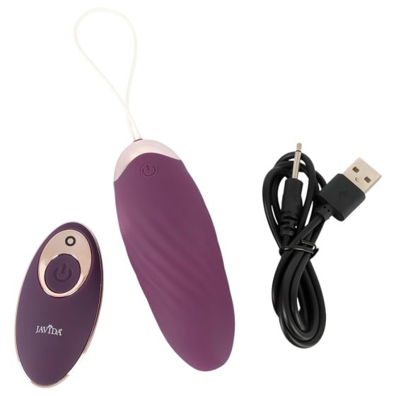 Javida Shaking Love - Wireless Pulsating Vibrating Egg (Purple)