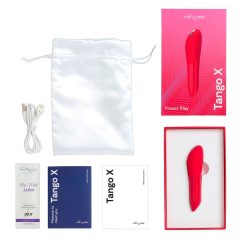   We-Vibe Tango X - Rechargeable, Waterproof Stick Vibrator (Coral)