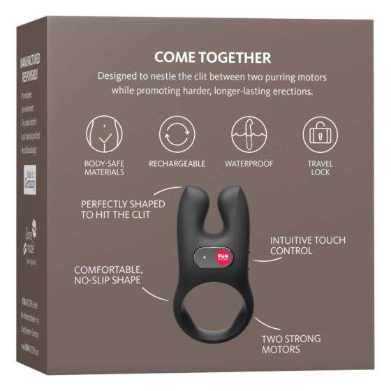 Fun Factory NOS - Vibrating Cock Ring (Black)