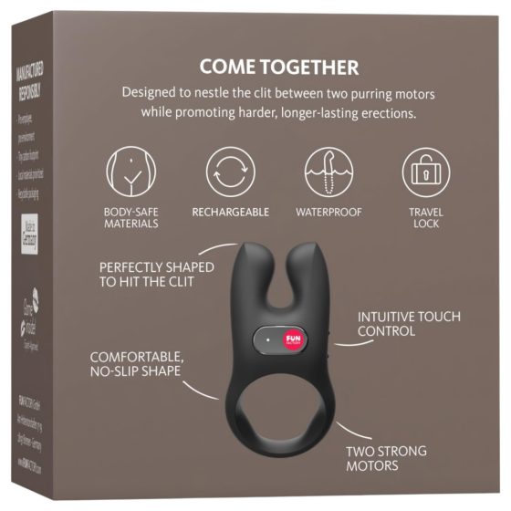 Fun Factory NOS - Vibrating Cock Ring (Black)