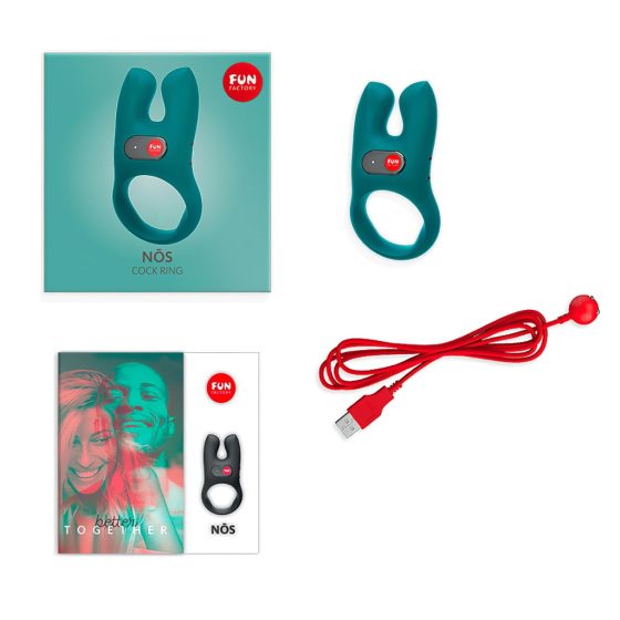 Fun Factory NOS - Vibrating Penis Ring (Turquoise)