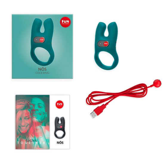 Fun Factory NOS - Vibrating Penis Ring (Turquoise)