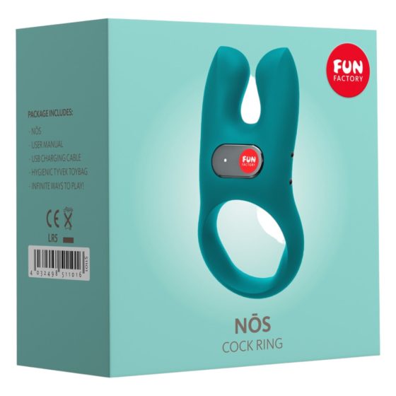 Fun Factory NOS - Vibrating Penis Ring (Turquoise)