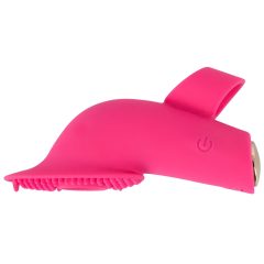 SMILE Licking - Wireless Air-Wave Finger Vibrator (Pink)