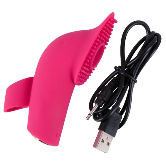 SMILE Licking - Wireless Air-Wave Finger Vibrator (Pink)